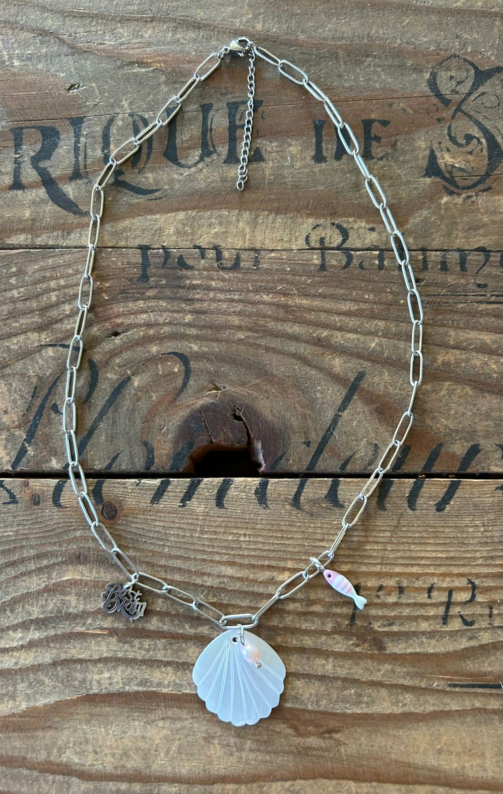 Coastal Charm Paper Chain Necklace
