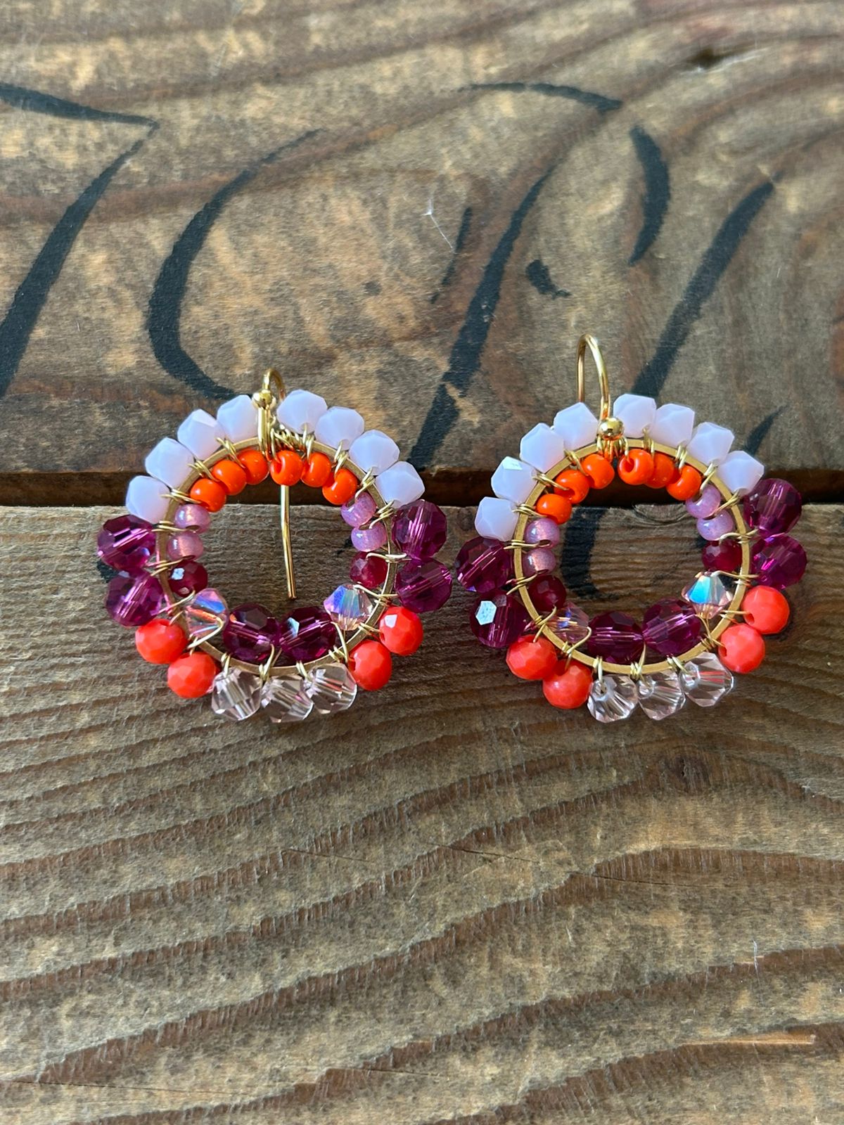 Bombay Sunset Circular Earrings