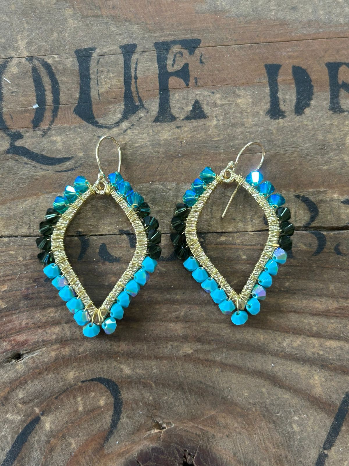Coastal Swarovski Teardrop