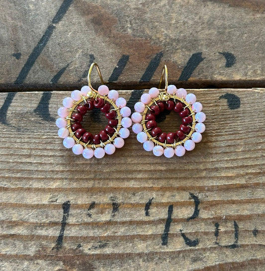 Small Double Layer Huggie Earrings
