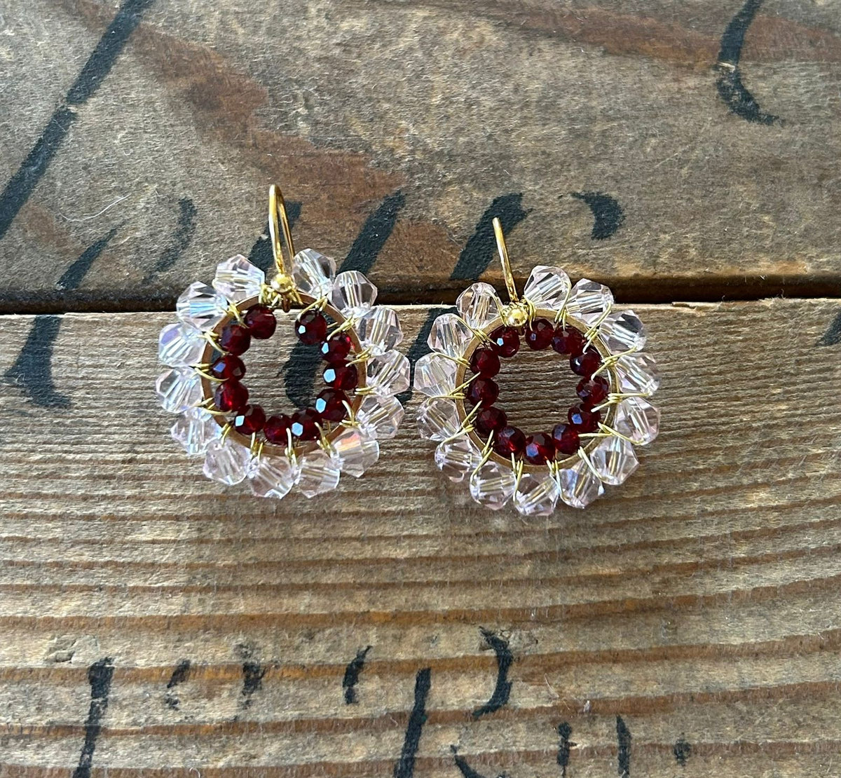 Medium Double Layer Huggie Earrings