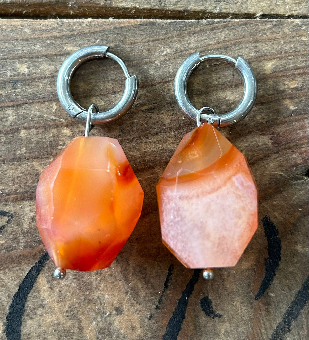 Orange Semi Precious Stone